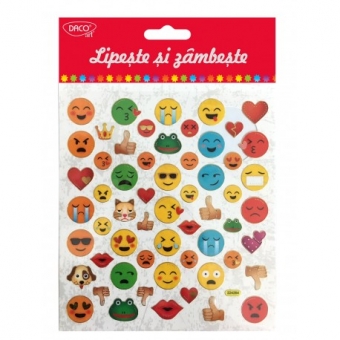 Abtibild - AB025 Lipeste si zambeste-emoticon DACO