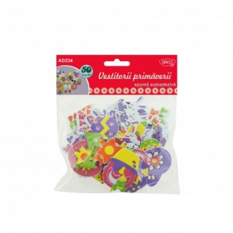 Accesorii craft - AD234 Vestitorii primÄƒverii spumÄƒ autoadezivÄƒ DACO