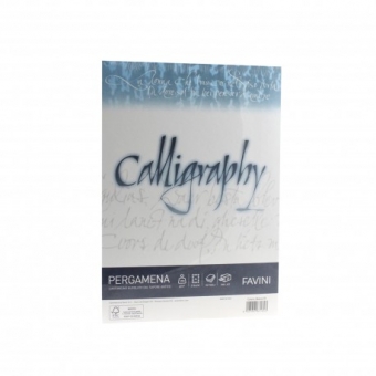 HARTIE CALIGRAFICA 190G/MP A4 50COLI ALB FAVINI PERGAMENA