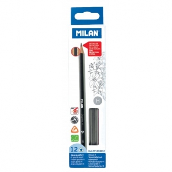 Creion grafit triunghiular H MILAN