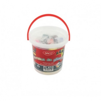 Plastilina 10C 400G. Plastilina din galeata DACO