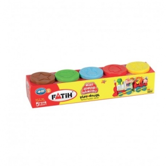 Plastilina usoara 5x50g FATIH