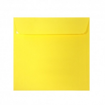 Plic patrat Invitas DACO PC1414G, Galben
