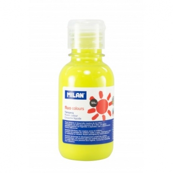 Tempera 125 ml galben fluorescent MILAN