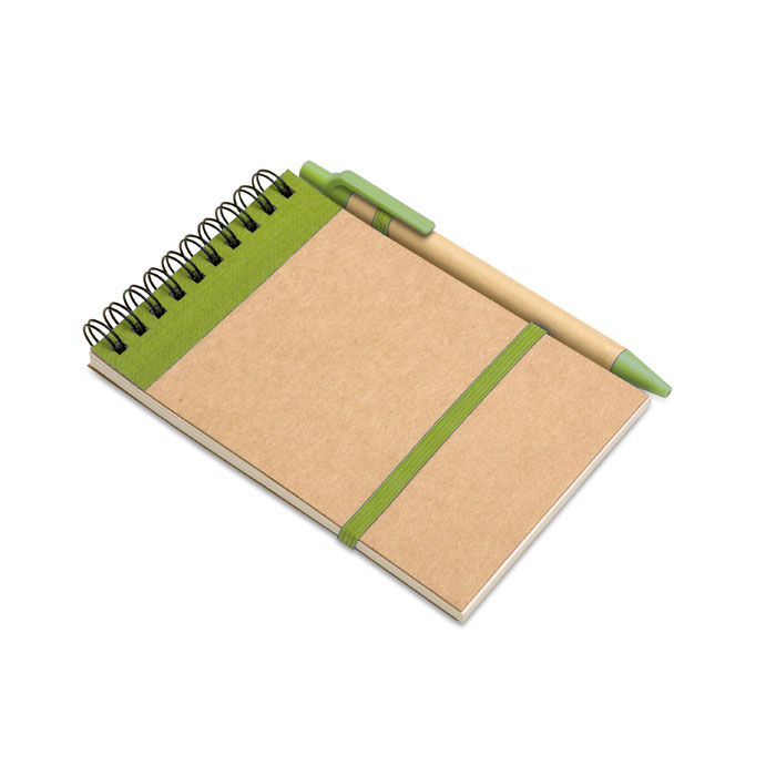 Bloc notes reciclat și pix     IT3789-48