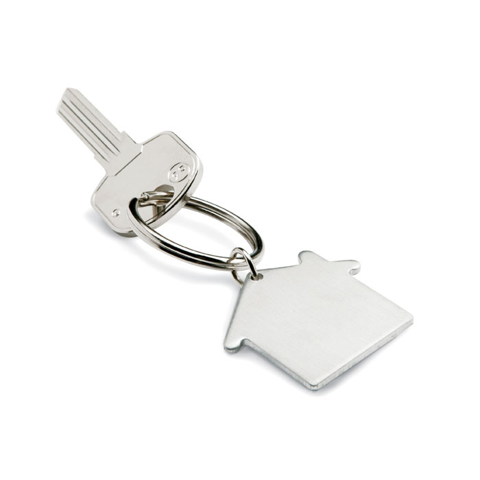 Breloc metalic formă de casă   KC6589-16