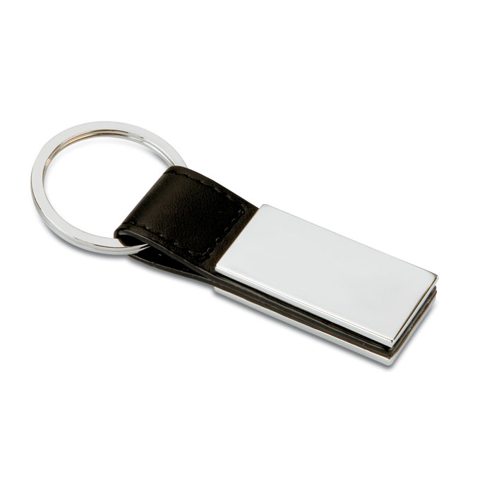 Breloc PU cu pătrat metalic    KC6788-03