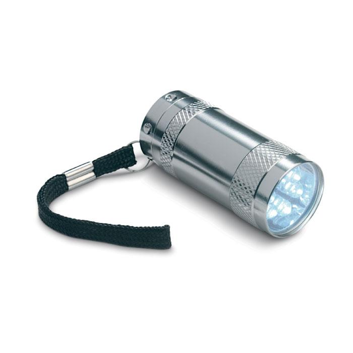 Mini-lanternă aluminiu+lanyard MO7680-16