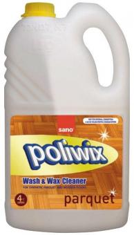 Detergent pardoseli cu ceara naturala Sano Poliwix Parquet 4L