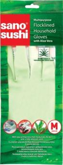 Manusi menaj din cauciuc cu aloe vera Sano Sushi - M