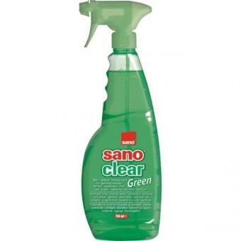 Detergent pentru geamuri Sano Clear Green Trigger 1L