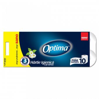Hartie igienica Sano Paper Optima 3 Straturi 10  role