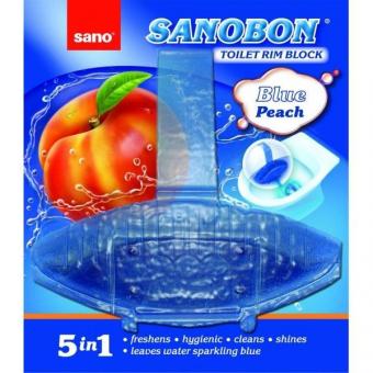 Odorizant WC solid Sano Bon Blue Peach 5in1 55gr