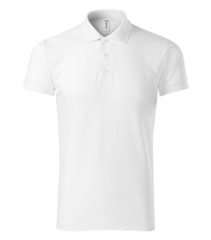 Tricou polo pentru bărbaţi Joy p21 alb - marimi mari