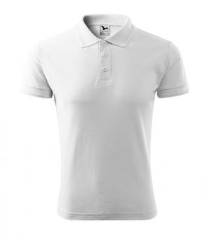 Tricou polo pentru bărbaţi Pique Polo 203 - alb 3XL