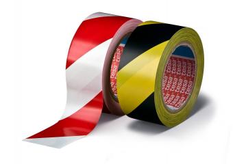 Banda Adeziva Pentru Marcare Tesaflex 60760 50 mm Galben/Negru