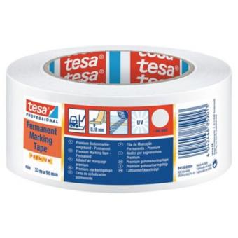 Banda Adeziva Pentru Marcare Tesaflex 60760 50 mm Alb