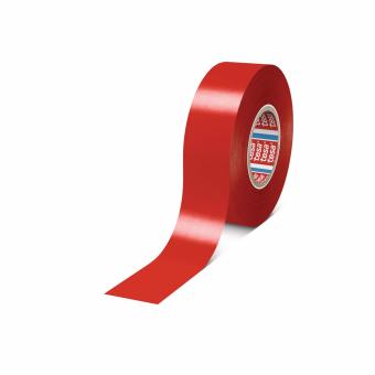 Banda Adeziva Pentru Marcare Tesaflex 60760 50 mm Rosu