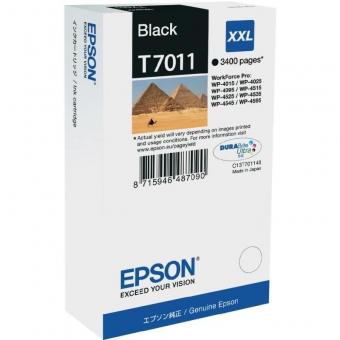 EPSON T7011 BLACK INJET CARTRIDGE