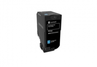 LEXMARK 74C20CE TONER CARTRIDGE CYAN