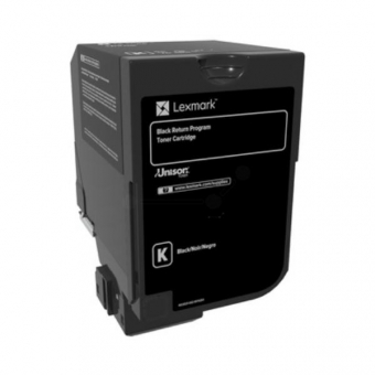 LEXMARK 74C2HKE TONER CARTRIDGE BLACK