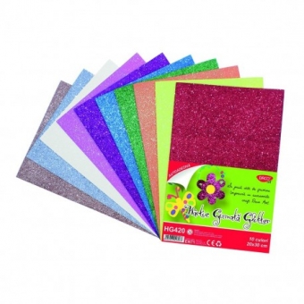HARTIE GUMATA AA GLITTER HG420 20X30CM 10COLI DACO