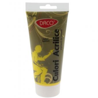 Culori acril 200 ml Galben Cadmiu DACO