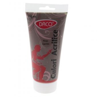 Culori acril 200 ml Rosu Carmin DACO 