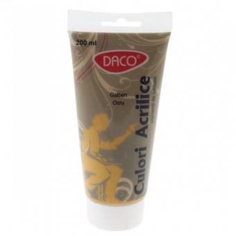 Culori acril 200 ml Galben Ocru DACO