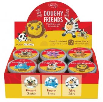 Plastilina usoara 40G DOUGHY FRIENDS PL600 DACO