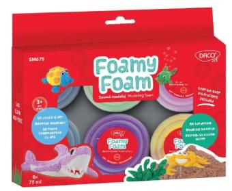 Spuma modelaj 6x75ml FOAMY FOAM SM675 DACO