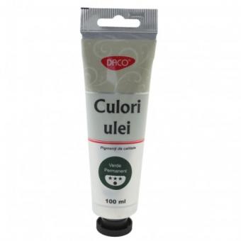 Culori ulei 100 ml Verde Permanent DACO CU4100VP