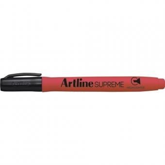 Textmarker ARTLINE Supreme, varf tesit 1.0-4.0mm - rosu fluorescent