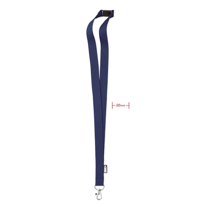 Lanyard din RPET cu carabină   MO6100-04