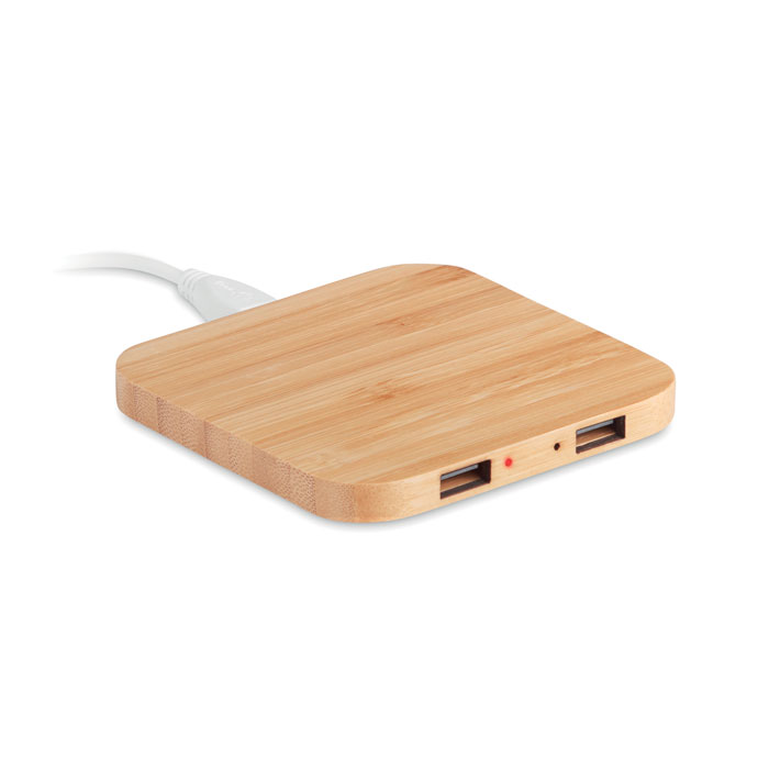 Încărcător wireless din bambus MO9698-40