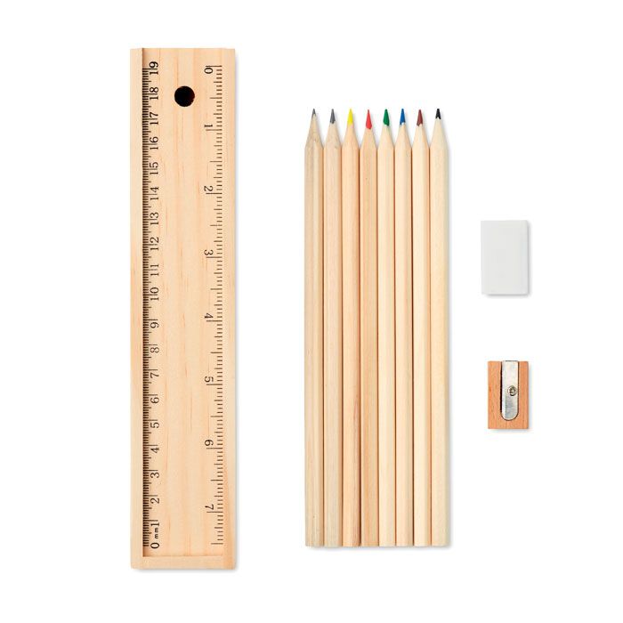 Set de 12 creioane de lemn     MO9836-40