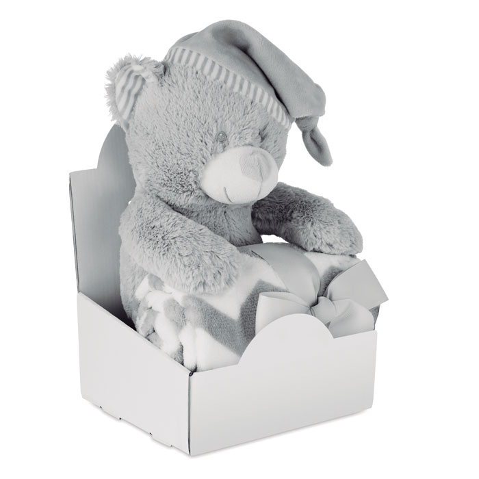 Ursuleț mare Teddy cu pătură   MO9841-07