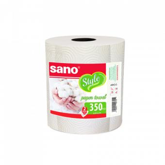 Prosop de hartie monorola Sano Style 2 straturi 350 foi