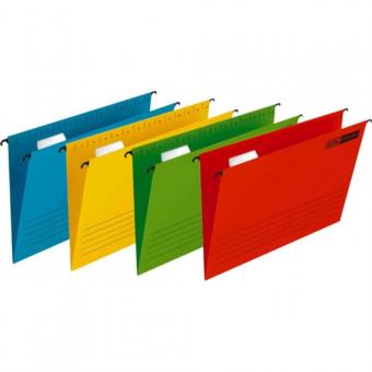 Dosar suspendabil cu eticheta, bagheta metalica, carton 230g/mp, 25 buc/cutie, Verticflex