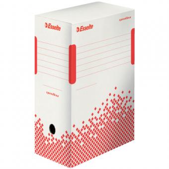 Cutie depozitare si arhivare ESSELTE Speedbox, carton, 150 mm, alb