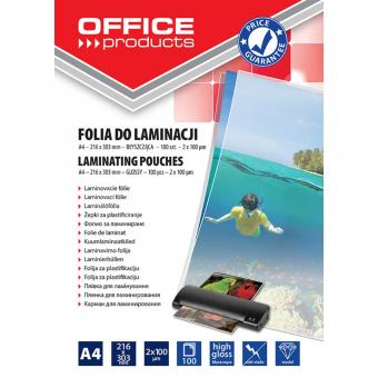 Folie pentru laminare, A4 100 microni 100buc/top Office Products
