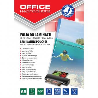 Folie pentru laminate, A5 125 microni 100buc/top Office Products