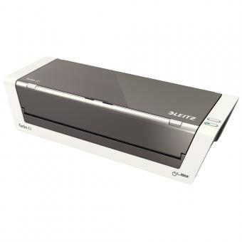 Laminator LEITZ iLAM Touch 2 Turbo S, A3, kit folii laminare inclus, argintiu