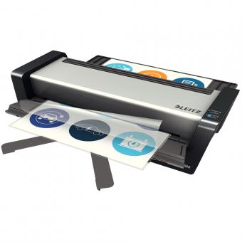Laminator LEITZ iLAMTouch Turbo Pro, A3, kit folii laminare inclus, argintiu