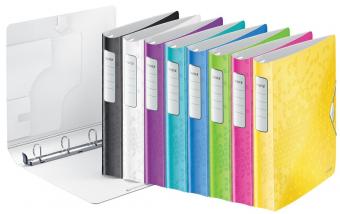 Caiet mecanic LEITZ Active WOW SoftClick, polyfoam, A4, mecanism 4DR, inel 30 mm