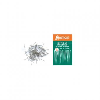 Ace cu gamalie, nichelate, 26mm lungime, 100gr./cutie, Artiglio