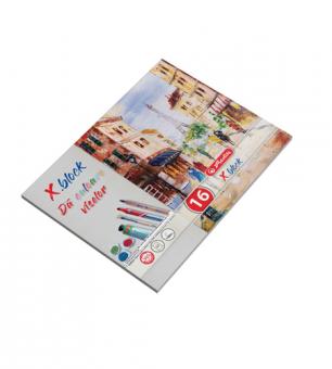 BLOC DESEN X.BLOCK A4, 16 FILE, 300 GRAME/MP, COPERTA POLICROMIE