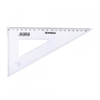 Echer 190mm, 60 grade, DONAU - transparent