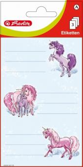 ETICHETE SCOLARE UNICORN SET 9
