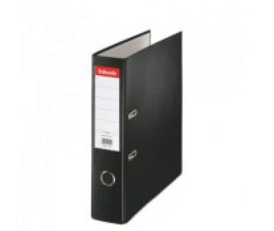 Biblioraft plastifiat 7.5 cm negru economy ESSELTE